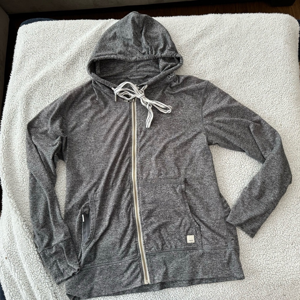 Vuori gray hoodie sweatshirt. Super soft